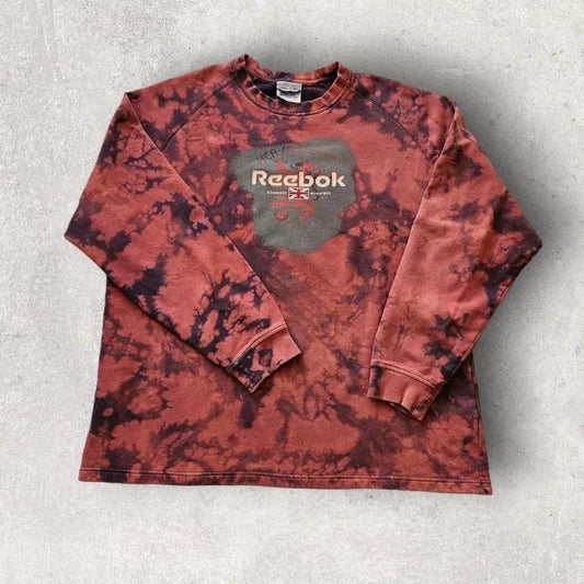 Vintage Reebok tie dye sweatshirt - XL