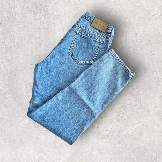 Calvin Klein Woman’s Blue Jeans ג’ינס נשים קלאסי במראה וינטאג’