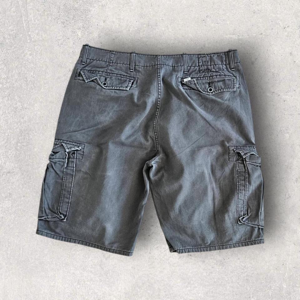 Levi's dark grey cargo shorts W34 vintage streetwear        
