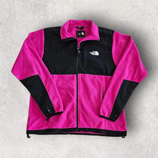 The North Face pink fleece jacket large, size L, perfect condition