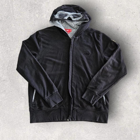Puma X Ferrari Black Hoodie Large, black color, light fade, very good condition