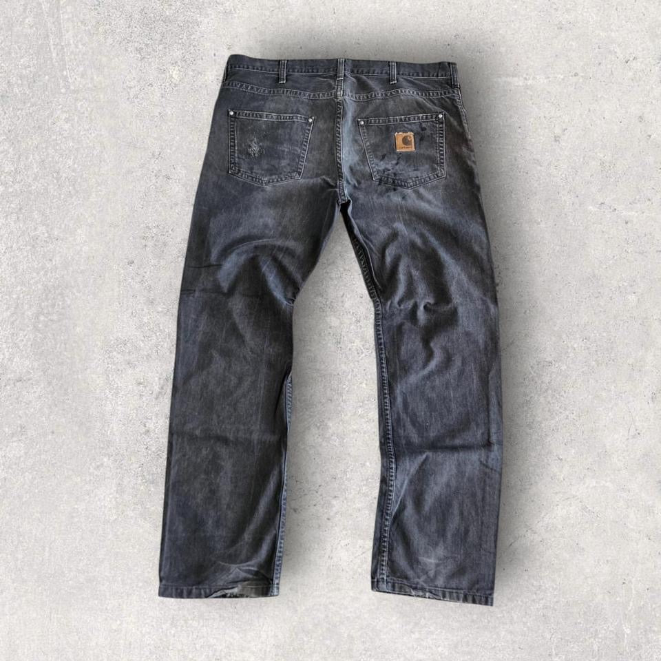 Carhartt Grey Workwear Pants - 38x34, Waist 104cm, Length 117cm, workwear style, 8/10 Condition.