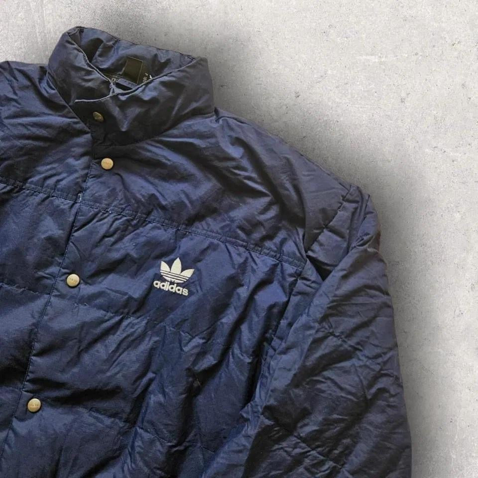 Retro Adidas Navy Coat Large