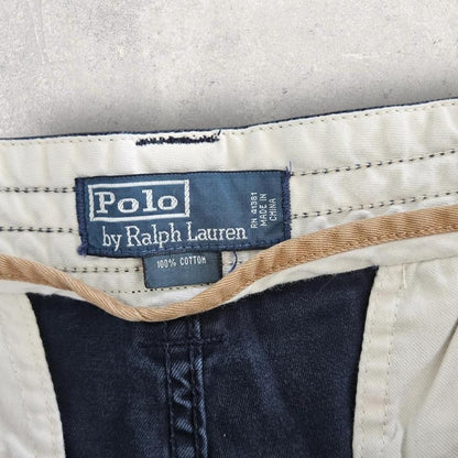 Polo Ralph Lauren navy cargo shorts W36 vintage streetwear        