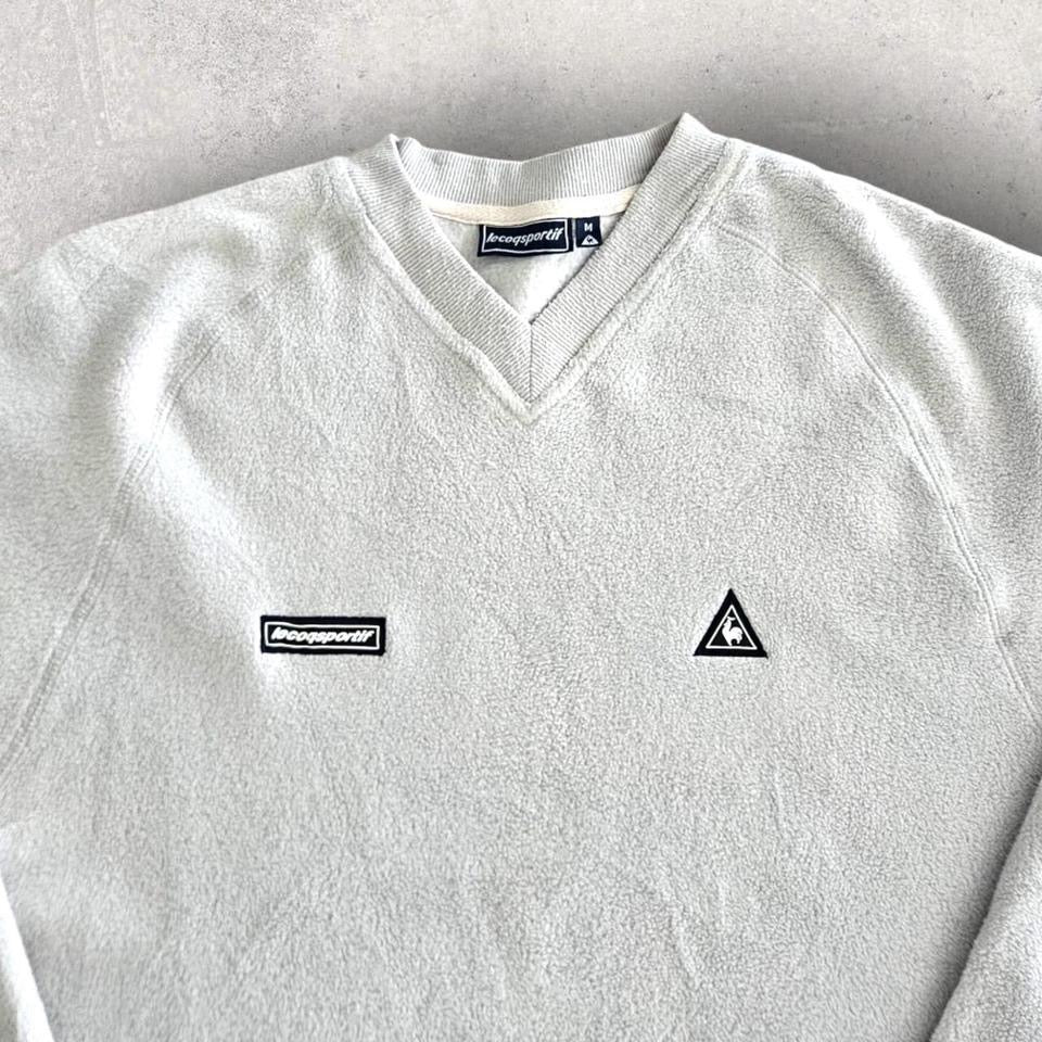 סווטשירט פליז אפור Lecoqsportif במידה XL