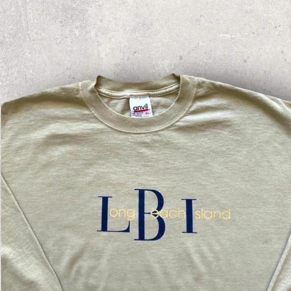 Long beach Island long sleeve XLarge Anvil tag XL fits L