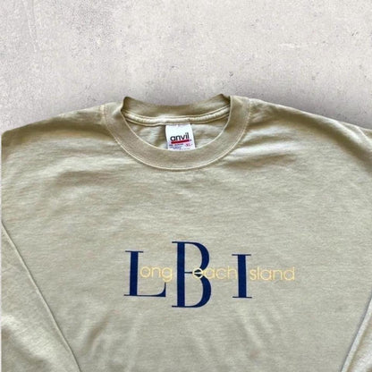Long beach Island long sleeve XLarge Anvil tag XL fits L