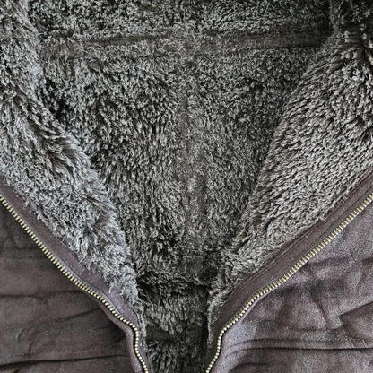 Vintage Columbia black leather jacket large with sheep skin lining