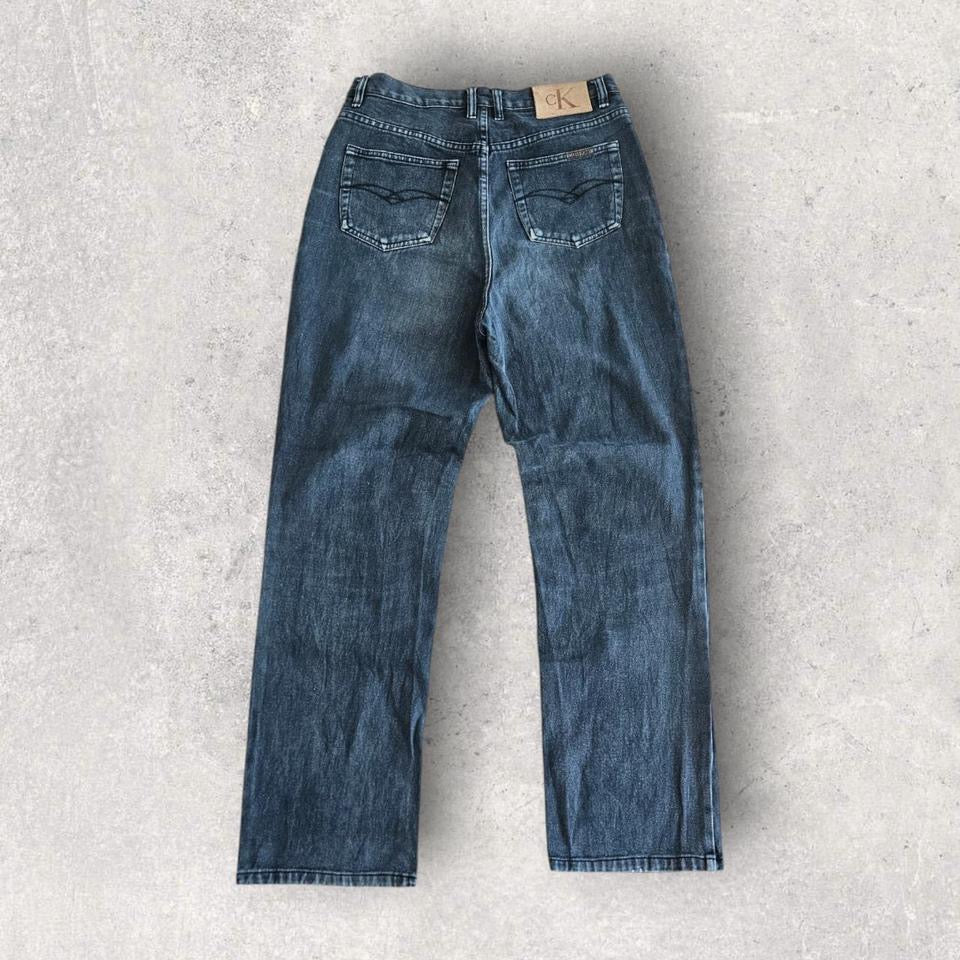 Calvin Klein Black Jeans במידה 76x106 במצב 8.5/10