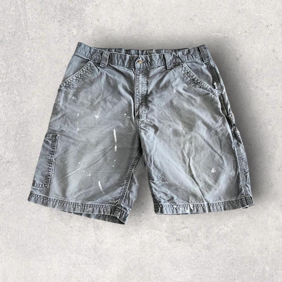 Carhartt grey carpenters shorts W38 vintage workwear streetwear