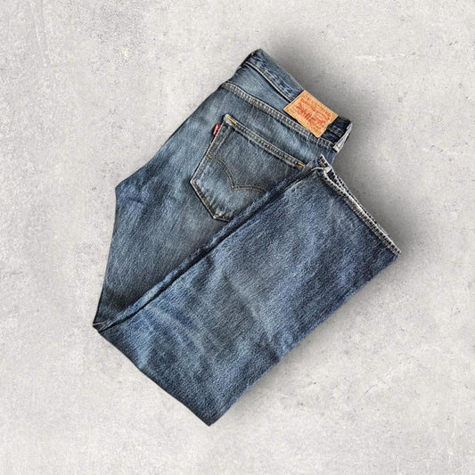Levi’s 501 Navy Jeans, ג’ינס וינטאג’ מקור