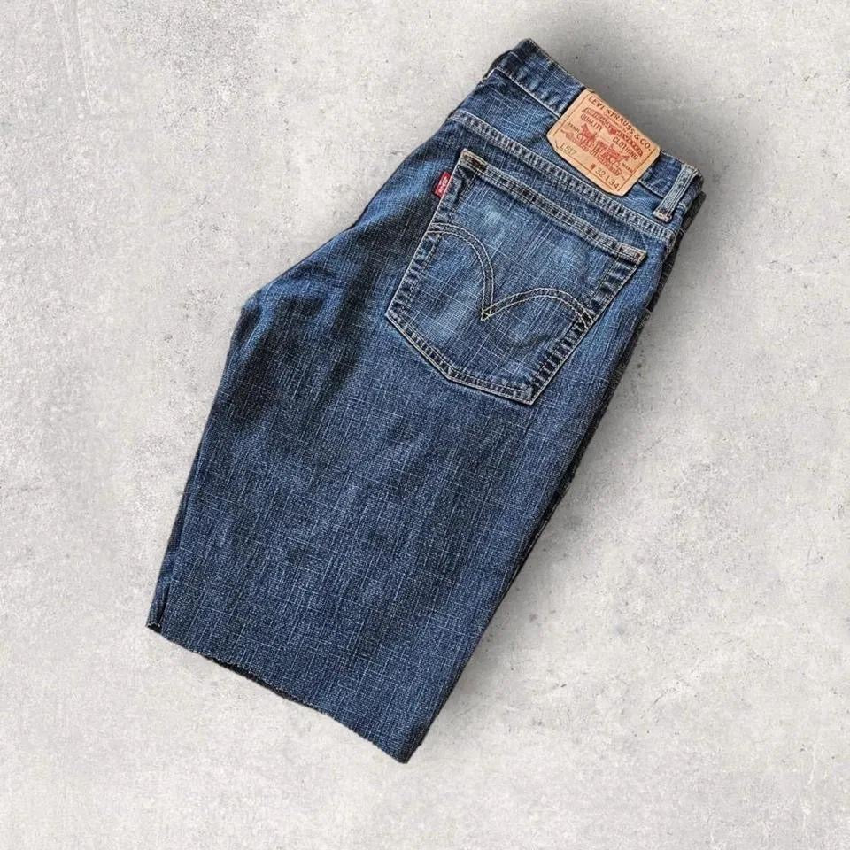 Levi’s 517 navy short jeans W32