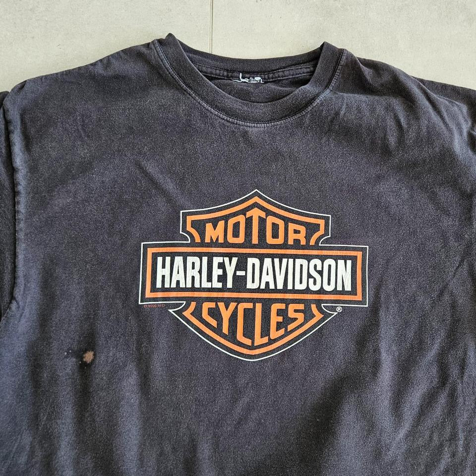 Vintage 1996 Harley Davidson Tee - L חולצת טי וינטאג' מקורית משנת 1996 של הארלי דיווידסון, מידה L