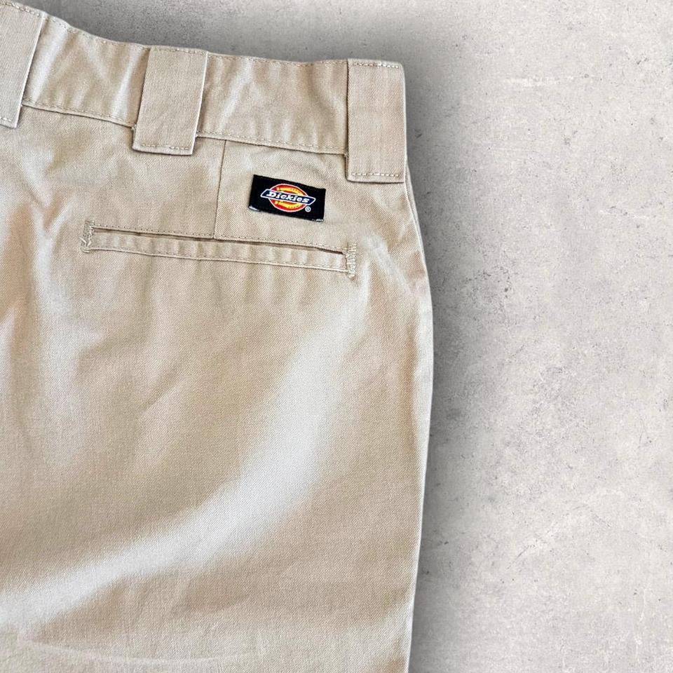 Dickies Cream Short Pants - W32, Waist 80cm, Length 58cm, 8/10 Condition