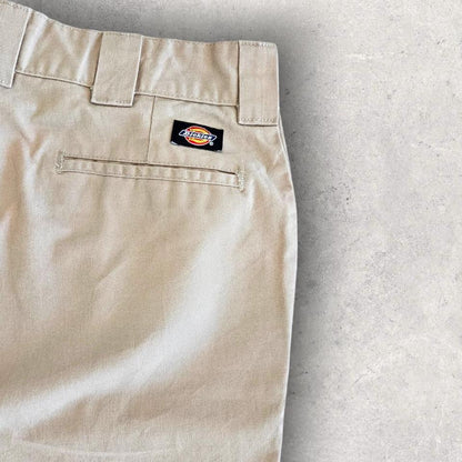 Dickies Cream Short Pants - W32, Waist 80cm, Length 58cm, 8/10 Condition