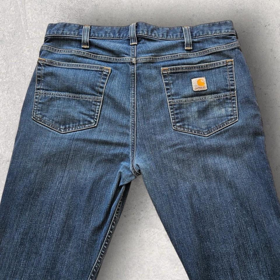 Carhartt Navy Jeans - 36x30, Waist 92cm, Length 103cm, relaxed fit, 8.5/10 Condition.