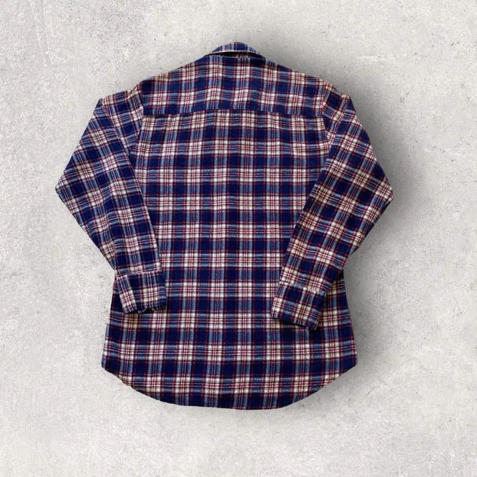 Flannel funky polo חולצת פולו פלאנל מידה S 
