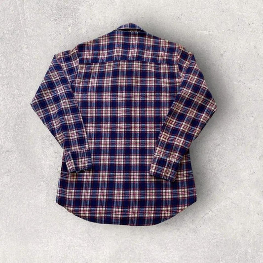 Flannel funky polo חולצת פולו פלאנל מידה S 