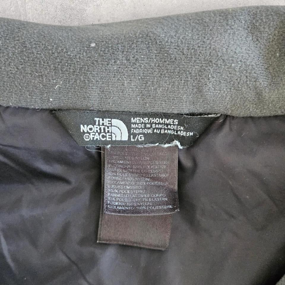 The North Face black mid puffer jacket size large