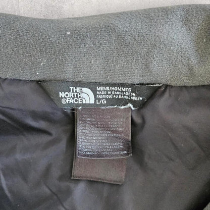 The North Face black mid puffer jacket size large