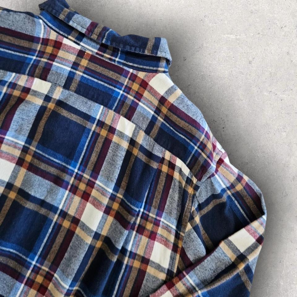 WindRiver Flannel Polo Shirt - L חולצת פולו פלאנל ווינד ריבר מידה L