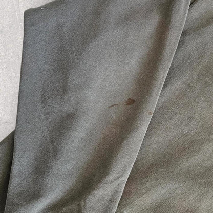 Vintage Champion Green Hoodie L, green color, bleach stain on sleeve