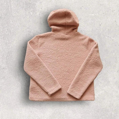 FILA Pink Sherpa Hoodie S, pink color