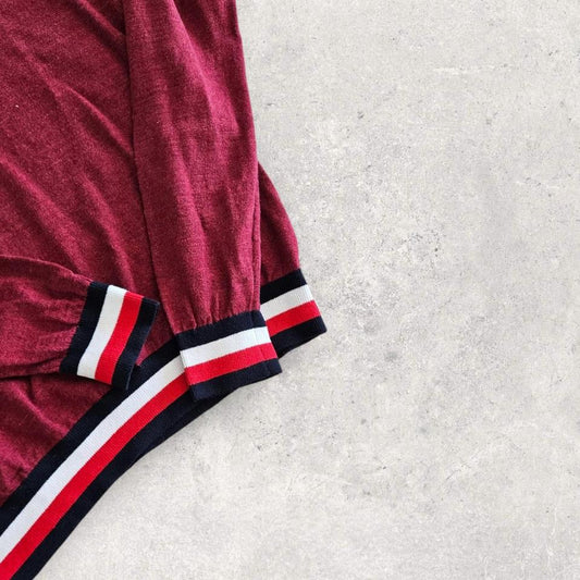 Tommy Hilfiger Red Sweater - M, סוודר אדום במידה M