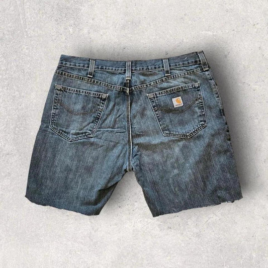 Carhartt Navy Jeans Shorts W40 Durable Denim
