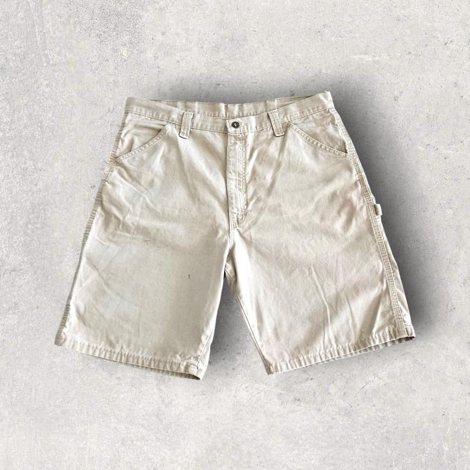 Wrangler Cream Carpenters Shorts W36