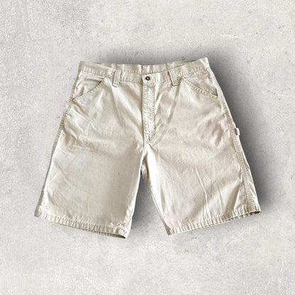 Wrangler Cream Carpenters Shorts W36