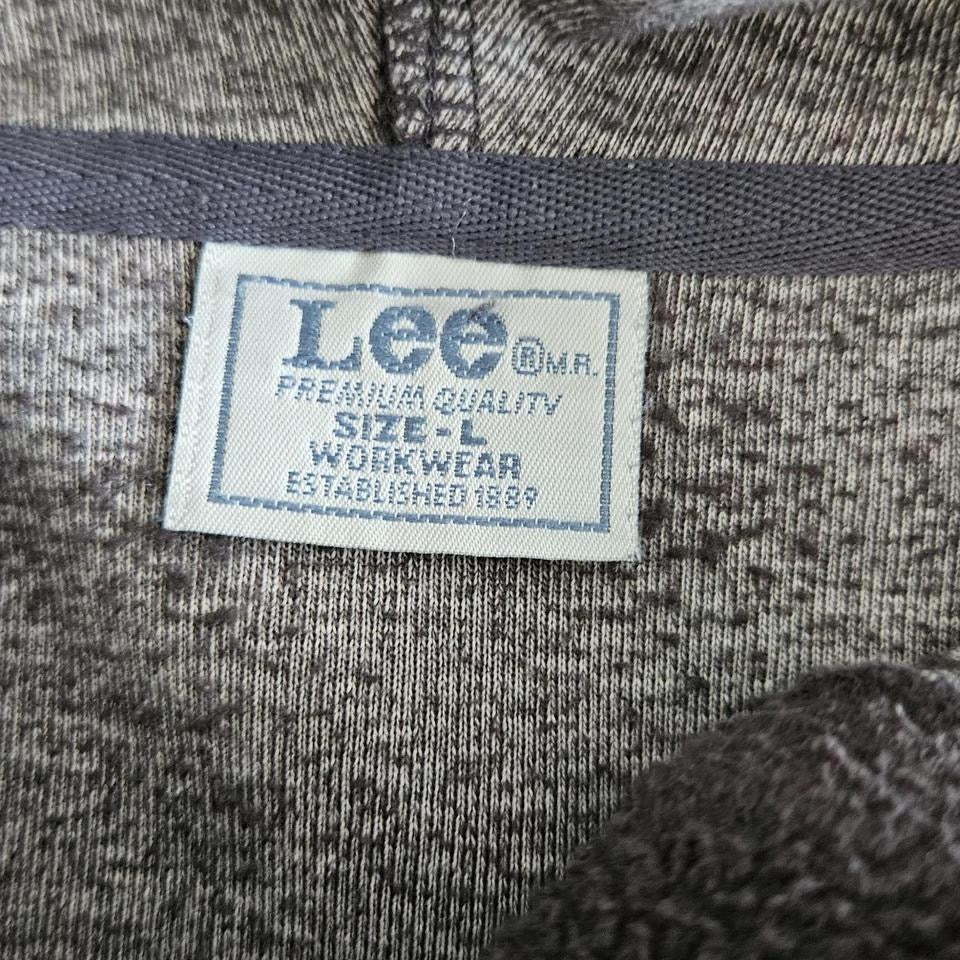 Lee Brown Fleece M, vintage brown fleece jacket
