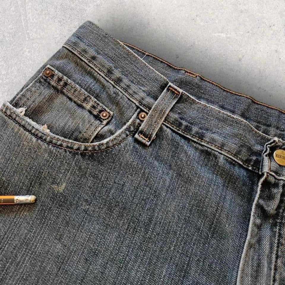 Carhartt Navy Jeans Shorts W40 Durable Denim