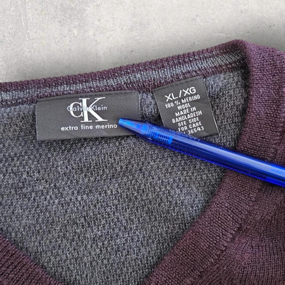 Calvin Klein Black Light Sweater - M, סוודר קל Calvin Klein שחור מידה M/L