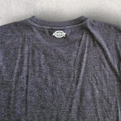 Dickies Grey Logo Tee - Small חולצת טי אפורה של דיקיז עם לוגו
