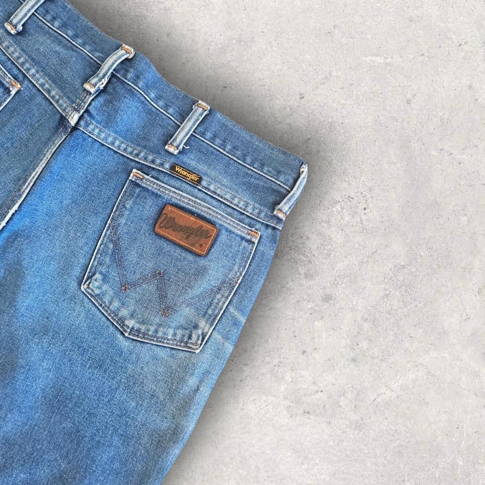Wrangler Navy Short Jeans – W36 ג’ינס קצר נייבי וינטאג’