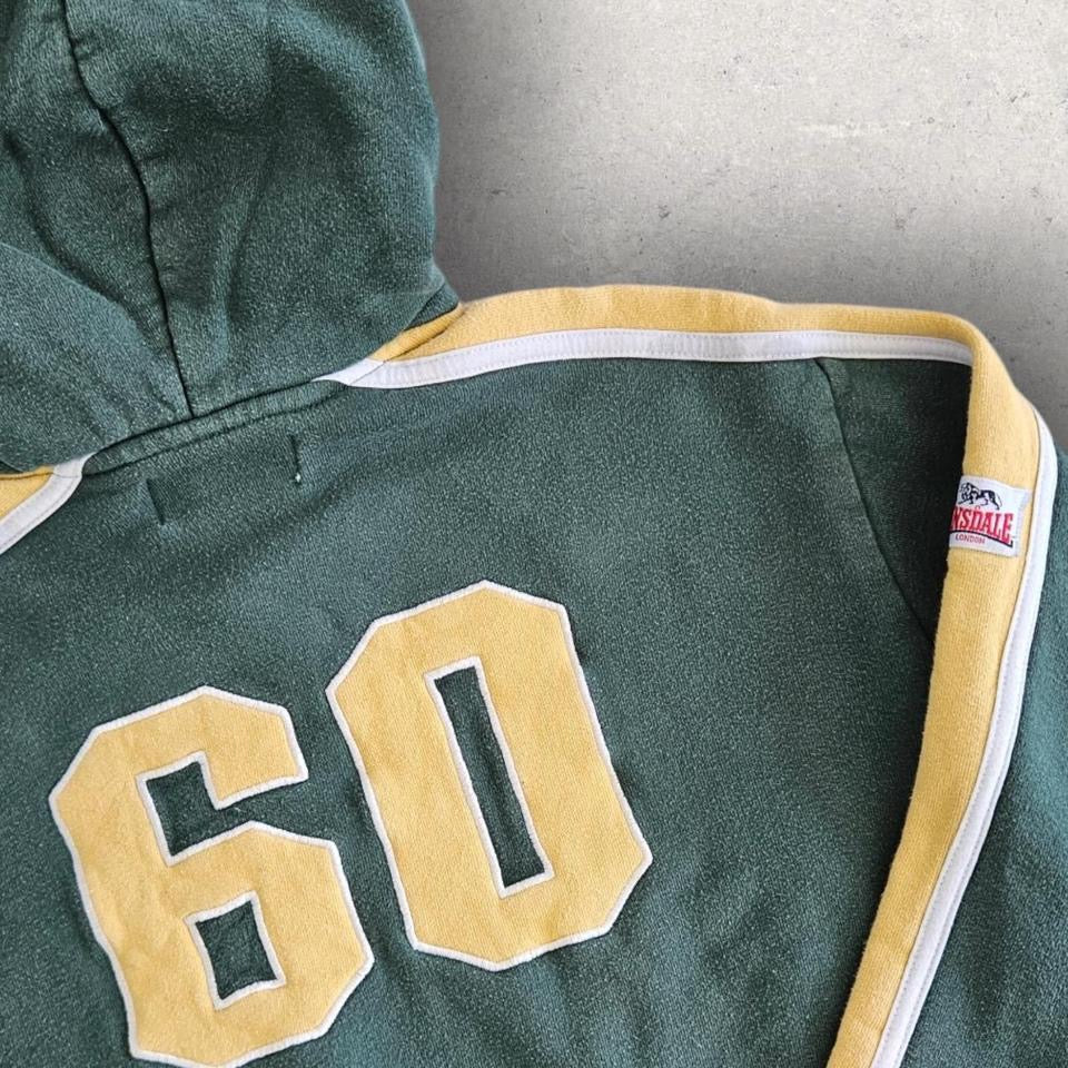Lonsdale Green Sports Hoodie Small, green color, light sunfade, great condition
