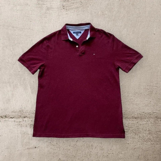 Tommy Hilfiger burgundy T-shirt - XLarge 