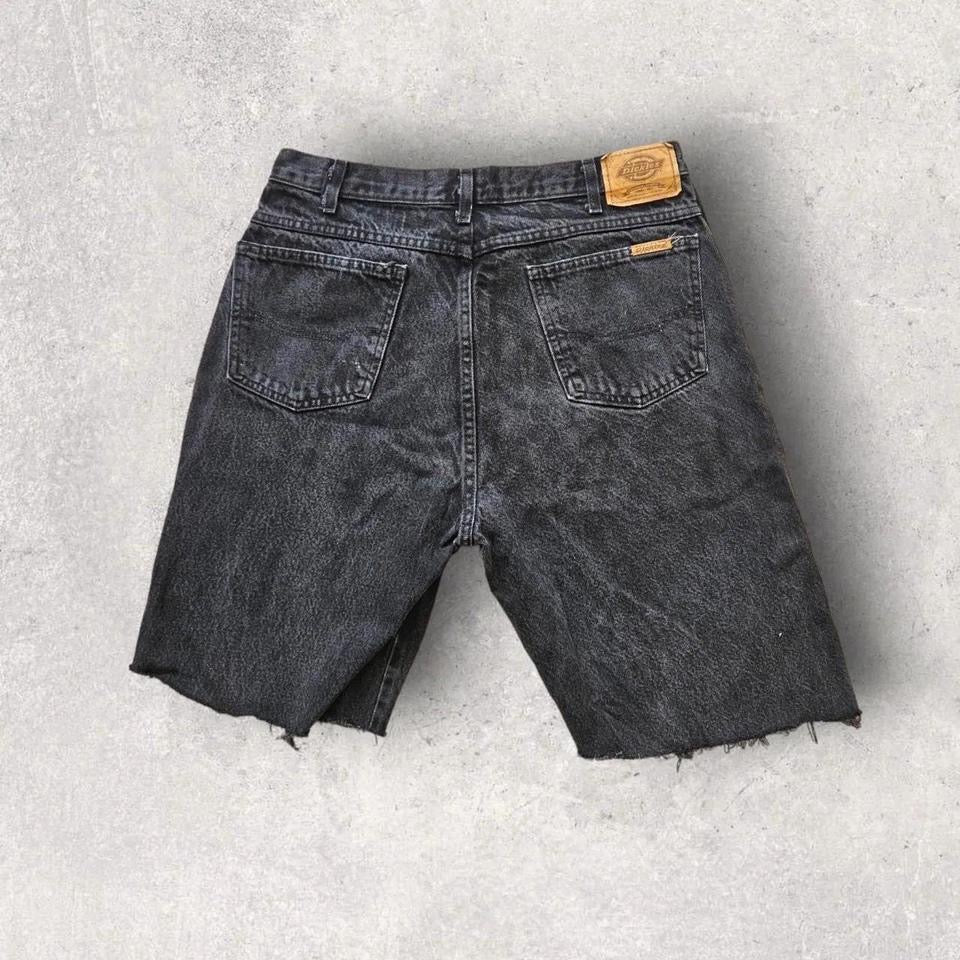 Dickies Short Black Jeans - W36, Waist 90cm, Length 55cm, 8.5/10 Condition