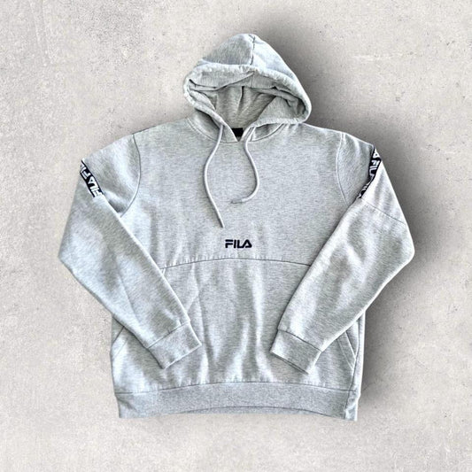 Y2K Fila Grey Hoodie Medium, grey color, excellent condition