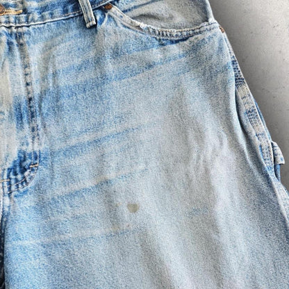 Dickies Blue Carpenters Short Jeans - W38, Waist 94cm, Length 50cm, 8/10 Condition