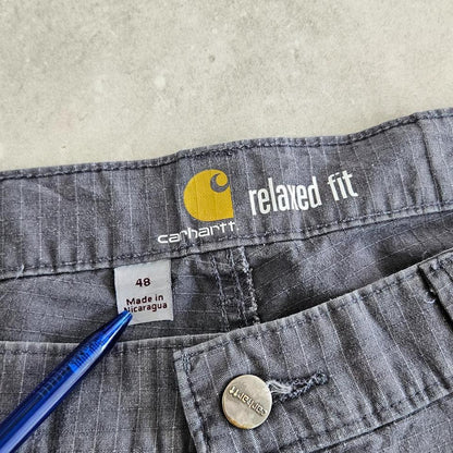 Carhartt cargo grey shorts W48 vintage streetwear        