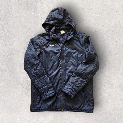 Y2K Nike Nylon Puffer Coat - Medium מעיל פוך ניילון של נייק בסגנון Y2K