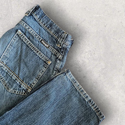 Wrangler Navy Workwear Jeans במצב 8.5/10, מותן 72 ס"מ, אורך 101 ס"מ.