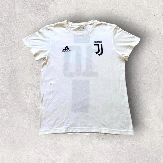 Adidas white juventus T-shirt - Small חולצת טי לבנה של יובנטוס מבית אדידס, מידה S
