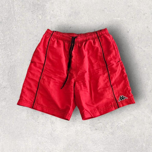 Kappa Red Sports Shorts בצבע אדום