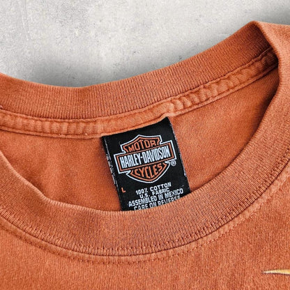 2006 Harley Davidson Graphic Tee - Large חולצת הארלי דיווידסון גרפית משנת 2006 במידה L