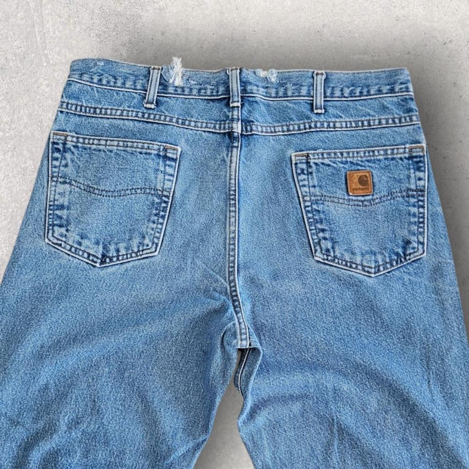 Carhartt blue jeans 36X32 classic fit vintage worn