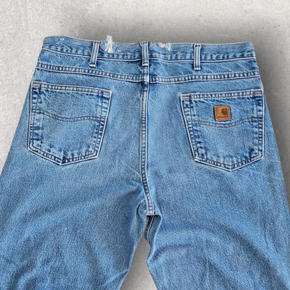 Carhartt blue jeans 36X32 classic fit vintage worn