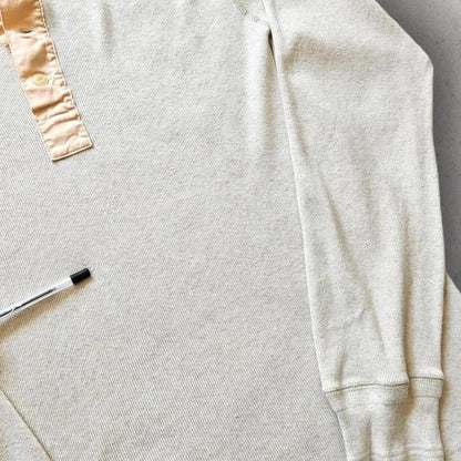 Y2K Polo Ralph Lauren Buttons Sweater - M, סוודר וינטג' פולו ראלף לורן 